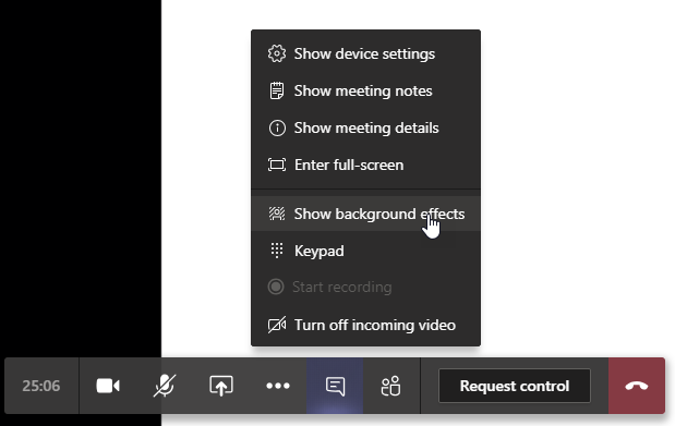 Enable Your Custom Background On Microsoft Teams