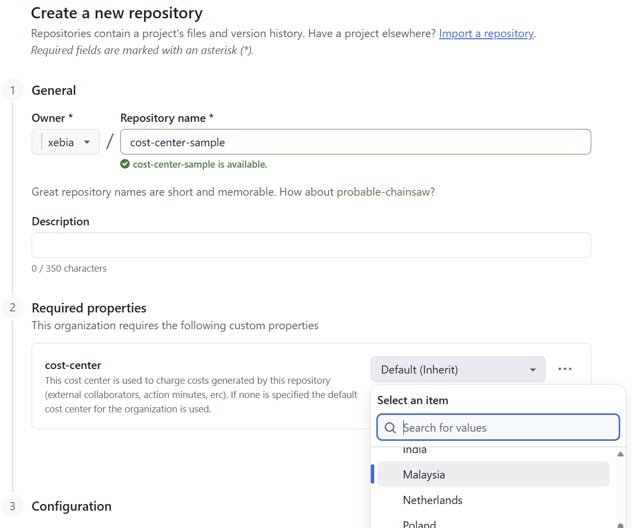 GitHub Billing - Let Organization and Repository admins set the Cost Center in GitHub
