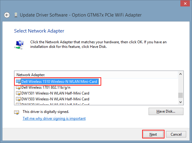 dell wireless 1397 wlan mini card properties