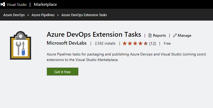 Azure DevOps Extension Tasks 1.1.75